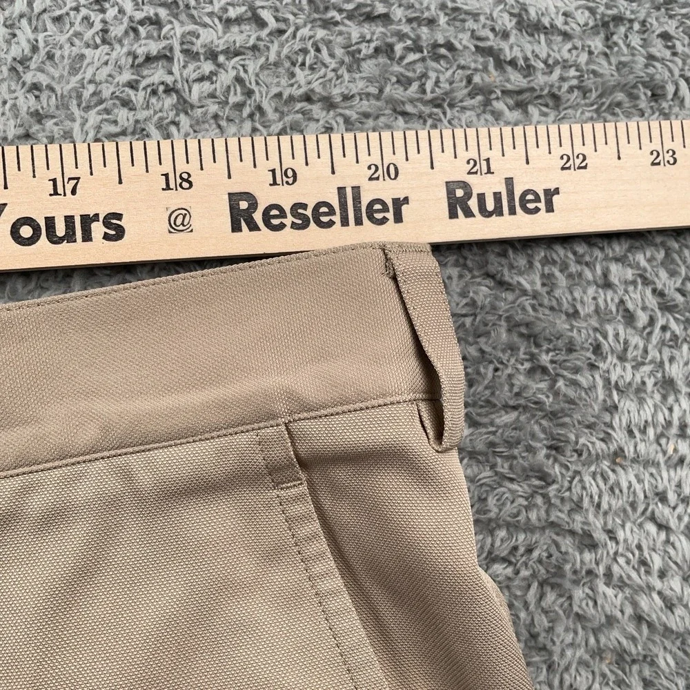 Nike Golf Shorts Mens 40 Khaki Fit Dry Performance Flat Front Athletic Casual